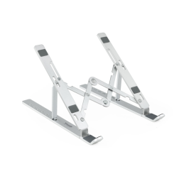 SOPORTE ELEVADOR PORTATIL-TABLET-LIBRO TQLRS0033-AL 11"-15" PLATA