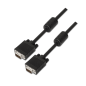 CABLE AISENS SVGA CON FERRITA HDB15-M-HDB15-M NEGRO 10M