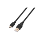 CABLE AISENS USB 2-0 TIPO A-M-MINI B-M NEGRO 1-0M