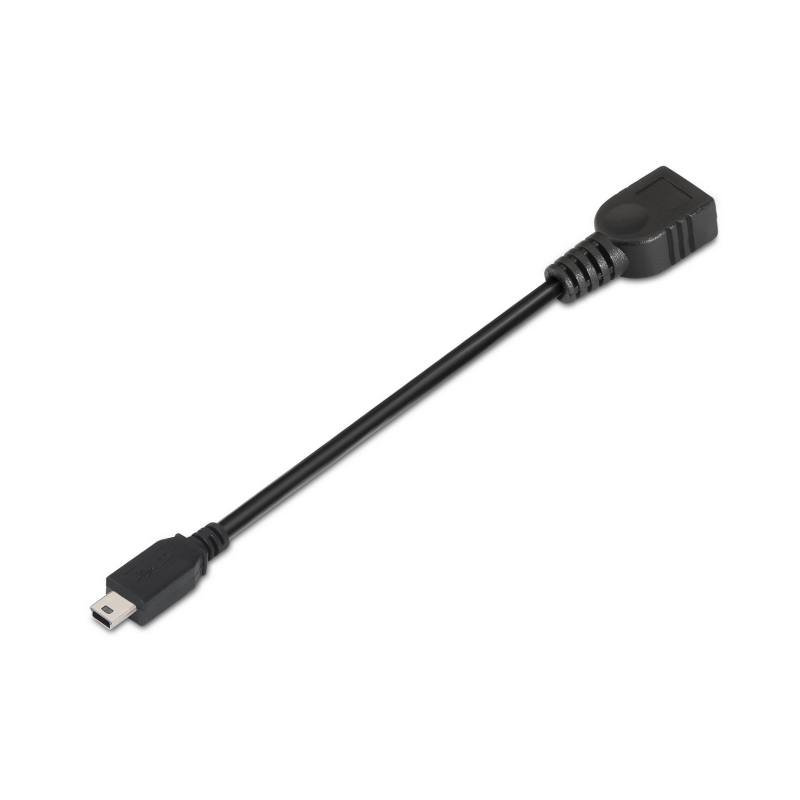 CABLE AISENS USB 2-0 OTG TIPO MINI B-M-A-H NEGRO 15CM