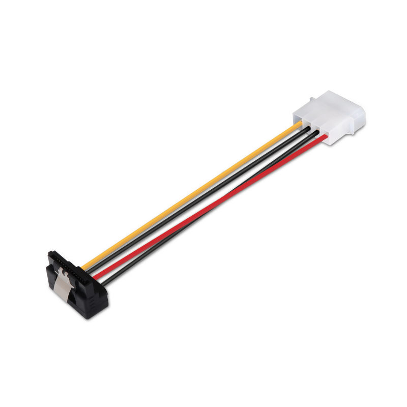 Cable Alimentación SATA Aisens A131-0163- Molex 4 PIN Macho - SATA Hembra- Hasta 54W- 16cm