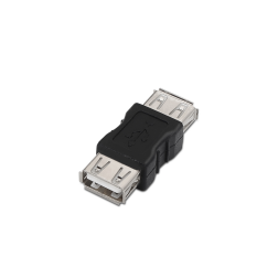 ADAPTADOR AISENS USB 2-0 TIPO A-H-A-H NEGRO