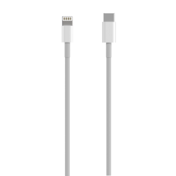 Cable USB 2-0 Tipo-C Lightning Aisens A102-0543- USB Tipo-C Macho - Lightning Macho- 50cm- Blanco