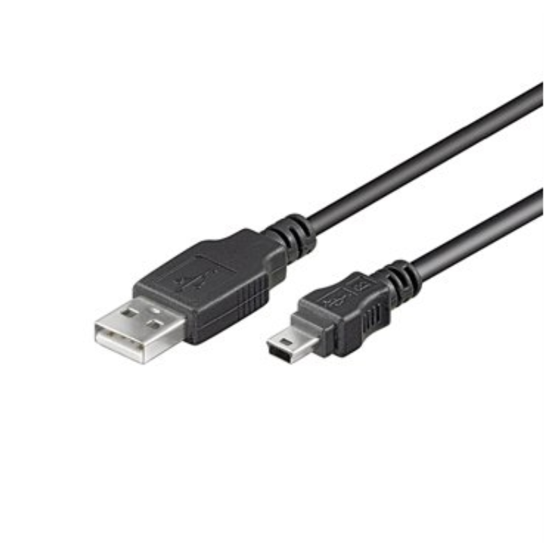 CABLE USB 2-0 A A B MINI M-M DE 1,8 METROS-