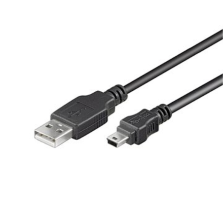 CABLE USB 2-0 A A B MINI M-M DE 1,8 METROS-