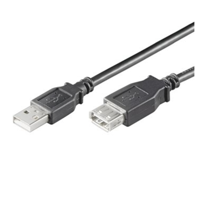 CABLE DE EXTENSION USB 2-0 A A A M-F, AWG28, DE 1,8 METROS-