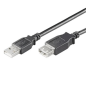 CABLE DE EXTENSION USB 2-0 A A A M-F, AWG28, DE 1,8 METROS-