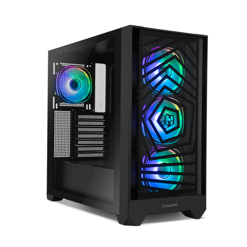 Caja Gaming Semitorre Nox Hummer Plasma