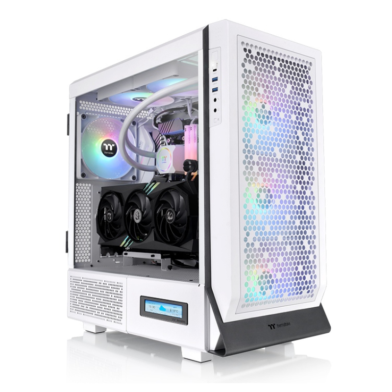 CAJA THERMALTAKE CERES 500 TG ARGB SNOW ATX 2XUSB 3-0 SIN FUENTE BLANCO