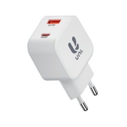 CARGADOR UNICO 2USB A+C PD3-0 30W