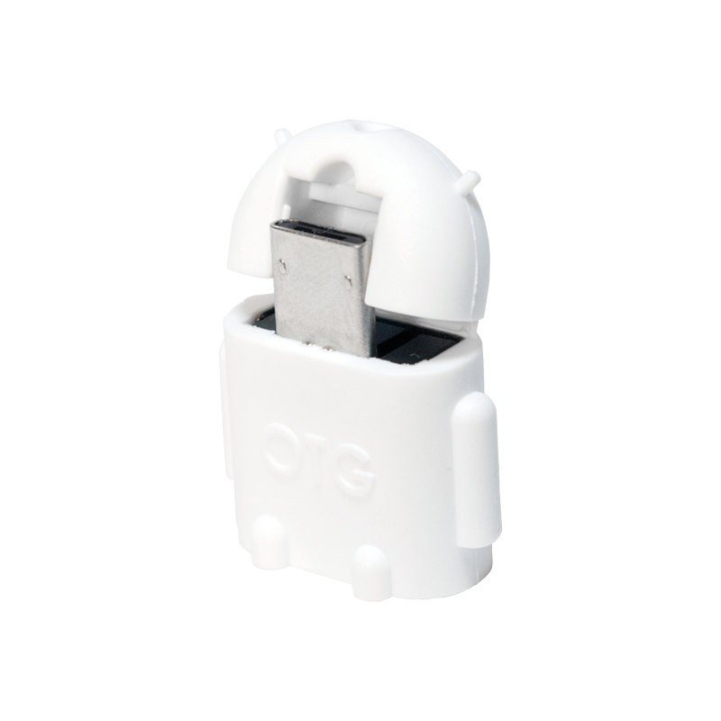 ADAPTADOR OTG MICROUSB-M A USB-H LOGILINK BLANCO