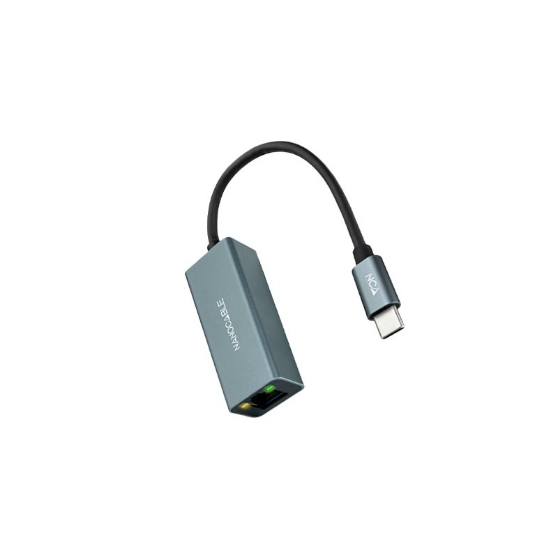 Adaptador Tipo-C - RJ45 Nanocable 10-03-0406- 1000Mbps