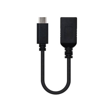 CABLE OTG USB(A) 3-1 A USB(C) 3-1 NANOCABLE 0-15M NEGRO