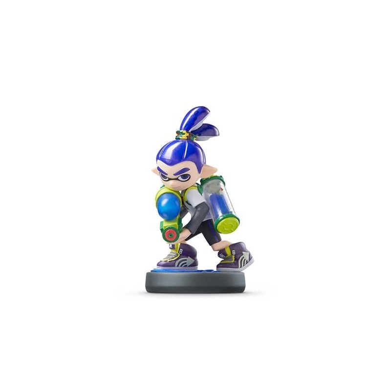 FIGURA NINTENDO AMIIBO SPLATOON INK CHICO AZUL