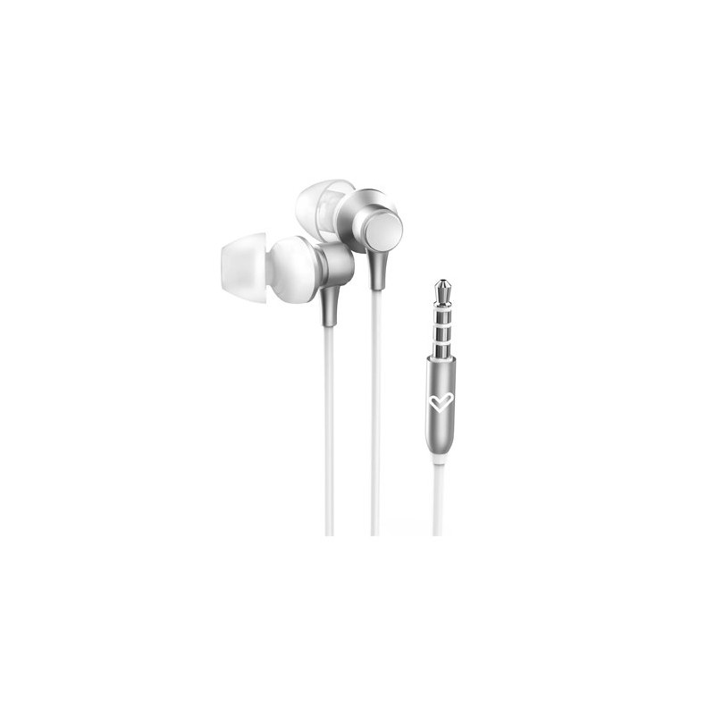 AURICULARES CABLE ENERGY SISTEM METALLIZED SILVER