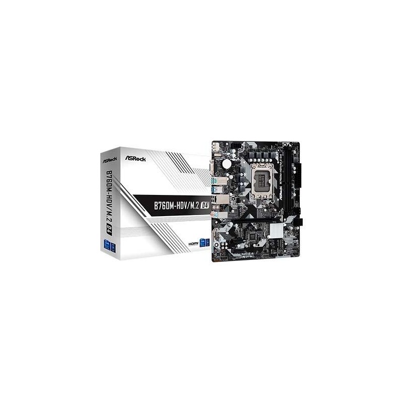 PLACA BASE ASROCK 1700 B760M-HDV-M-2 D4