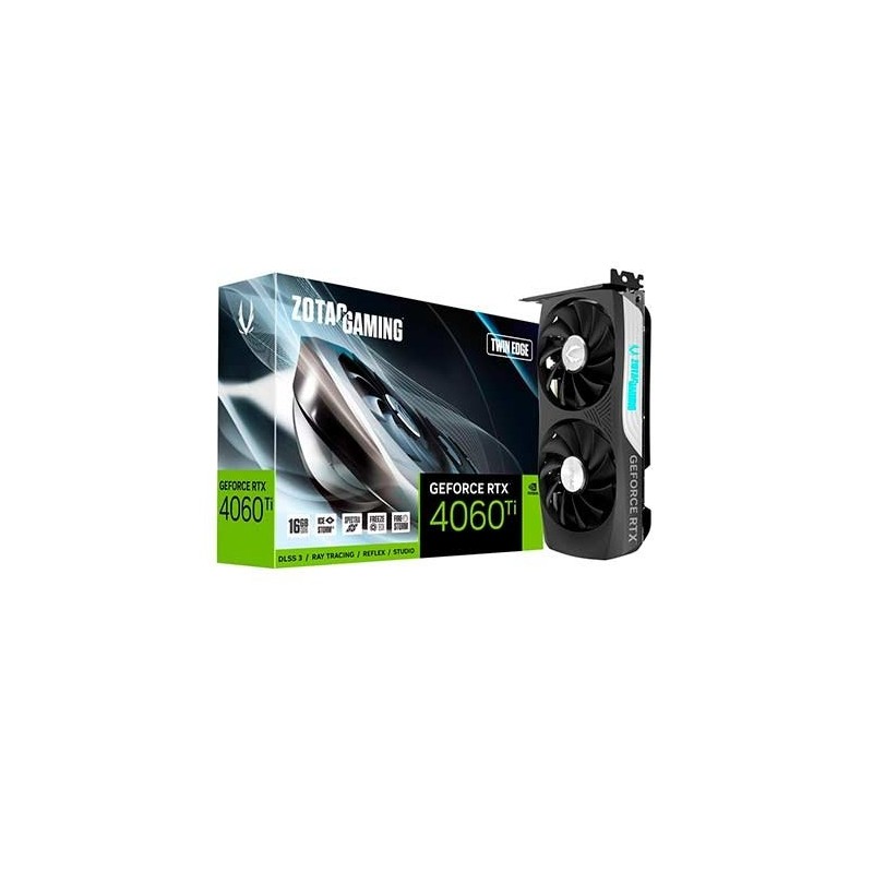 TARJETA GRÁFICA ZOTAC RTX 4060TI 16GB TWIN EDGE GDDR6