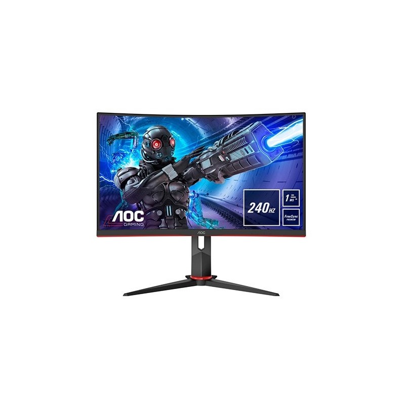 Monitor Gaming Curvo AOC C32G2ZE 31-5"- Full HD- 1ms- 240Hz- VA- Negro