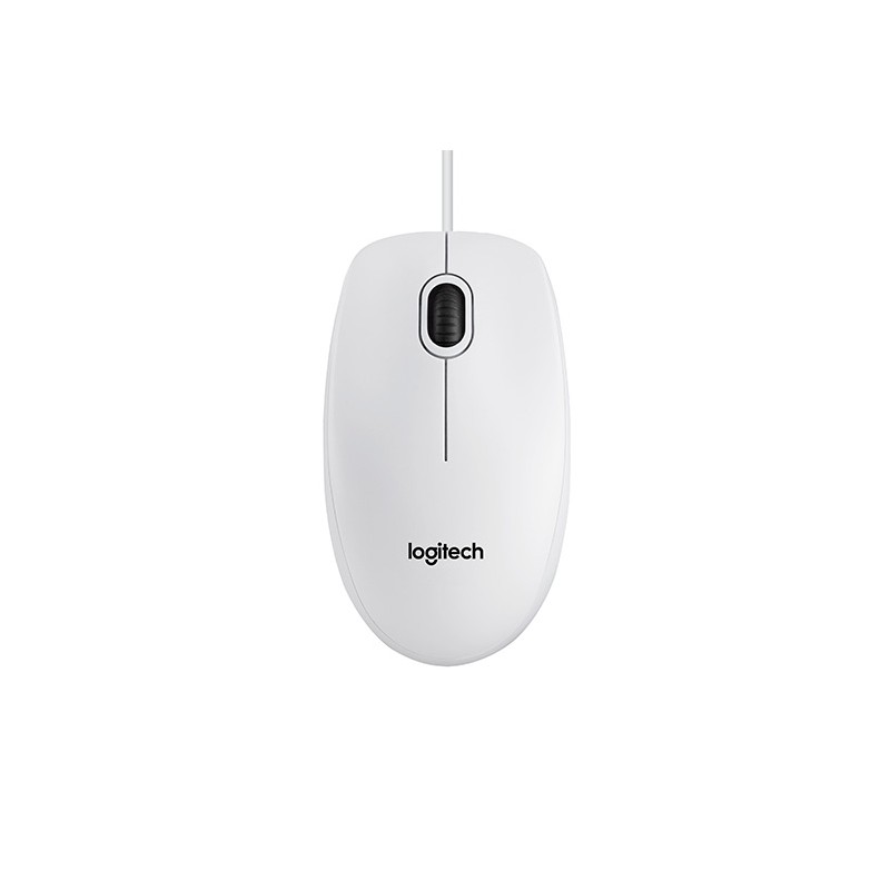 Ratón Logitech B100- Hasta 800 DPI- Blanco