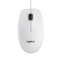 Ratón Logitech B100- Hasta 800 DPI- Blanco