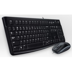 TECLADO+RATÓN LOGITECH MK120 NEGRO