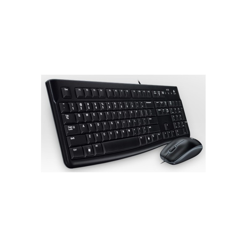 TECLADO+RATÓN LOGITECH MK120 NEGRO