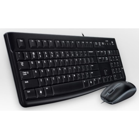 TECLADO+RATÓN LOGITECH MK120 NEGRO