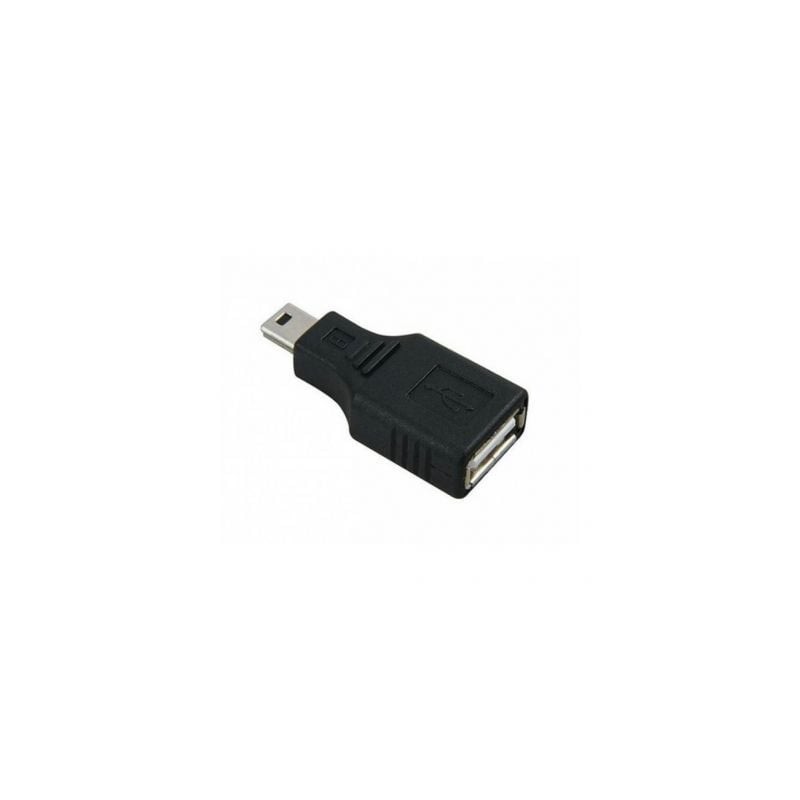 Adaptador 3GO AUSB-MINIUSB- MiniUSB Macho - USB Hembra