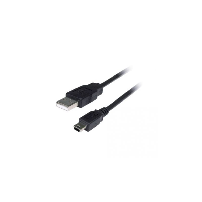 Cable USB 2-0 3GO C107- MiniUSB Macho - USB Macho- 1-5m- Negro