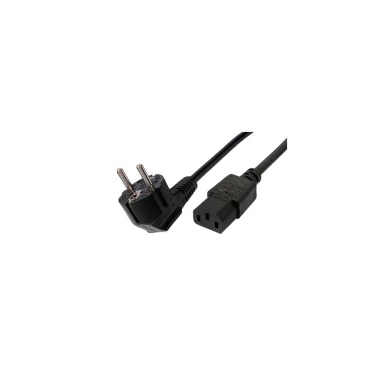 Cable Alimentación 3GO CPOWER- CEE (7-7) Macho - C13 Hembra- 2m- Negro