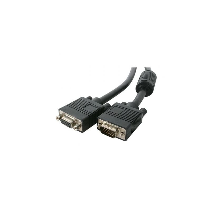 Cable SVGA 3GO CVGA10MF- VGA Macho - VGA Hembra- 10m- Negro