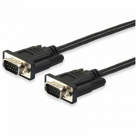 Cable VGA 3GO CVGAMM- VGA Macho - VGA Macho- 1-8m- Negro