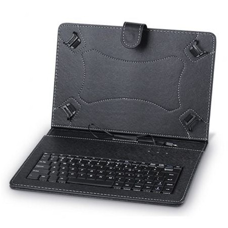 Funda con Teclado 3GO CSGT27 para Tablets de 10"- Negra