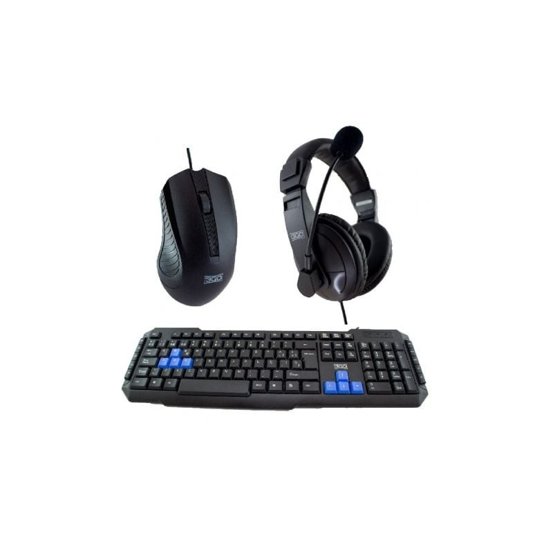 Pack Gaming 3GO COMBODRILEH 2- Teclado + Ratón + Auriculares