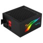 Fuente de Alimentación Aerocool LUX RGB 650M- 650W- Ventilador 12cm- 80 Plus Bronze