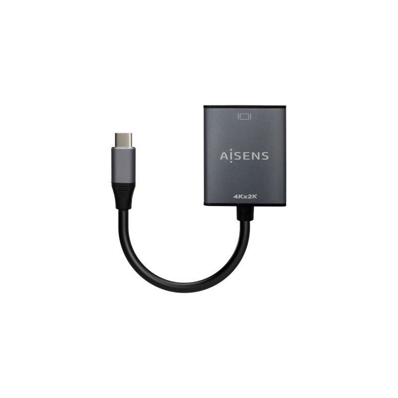 Conversor HDMI 4K 30Hz Aisens A109-0685- HDMI Hembra - USB Tipo-C Macho- 15cm- Gris