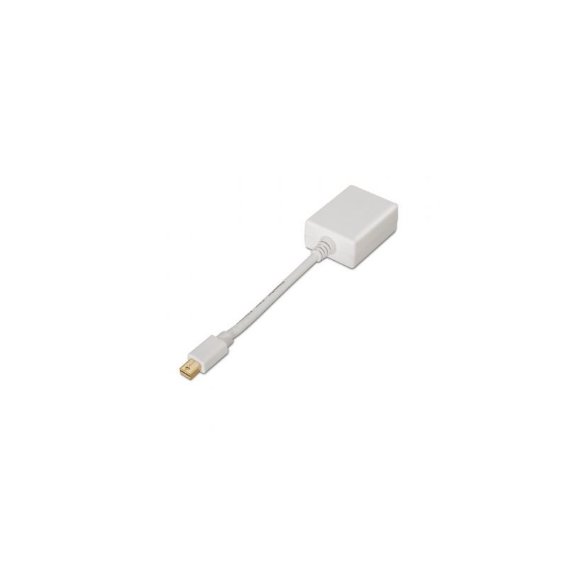 Conversor Aisens A125-0136- Mini DisplayPort Macho - VGA Hembra- 15cm- Blanco