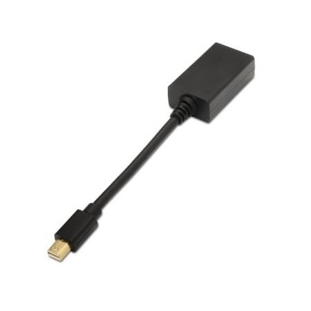 Cable Conversor Aisens A125-0137- Mini DisplayPort Macho - HDMI Hembra- 15cm- Negro