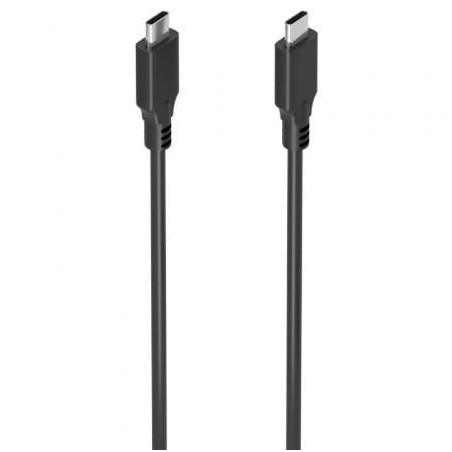 Cable USB 3-2 Tipo-C Aisens A107-0874 20GBPS 5A 100W- USB Tipo-C Macho - USB Tipo-C Macho- Hasta 100W- 2m- Gris