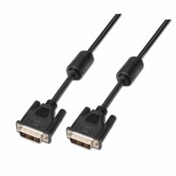 Cable DVI Aisens A117-0086- DVI-D Macho - DVI-D Macho- 1-8m- Negro