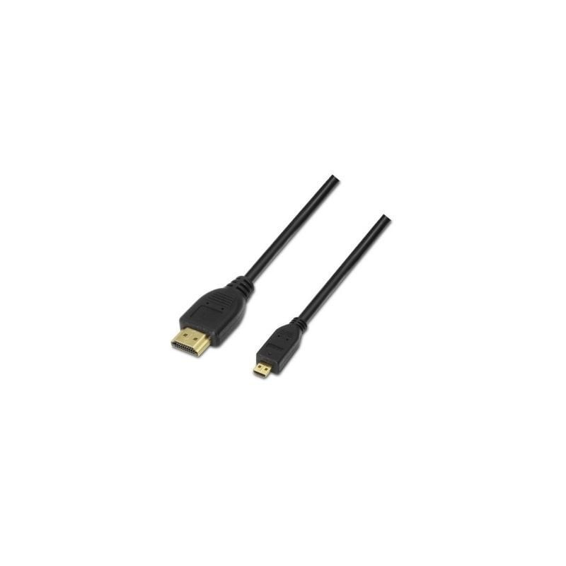 CABLE MICRO HDMI(D)M A HDMI(A)M AISENS 1-8M NEGRO