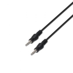 Cable Estéreo Aisens A128-0144- Jack 3-5 Macho - Jack 3-5 Macho- 10m- Negro