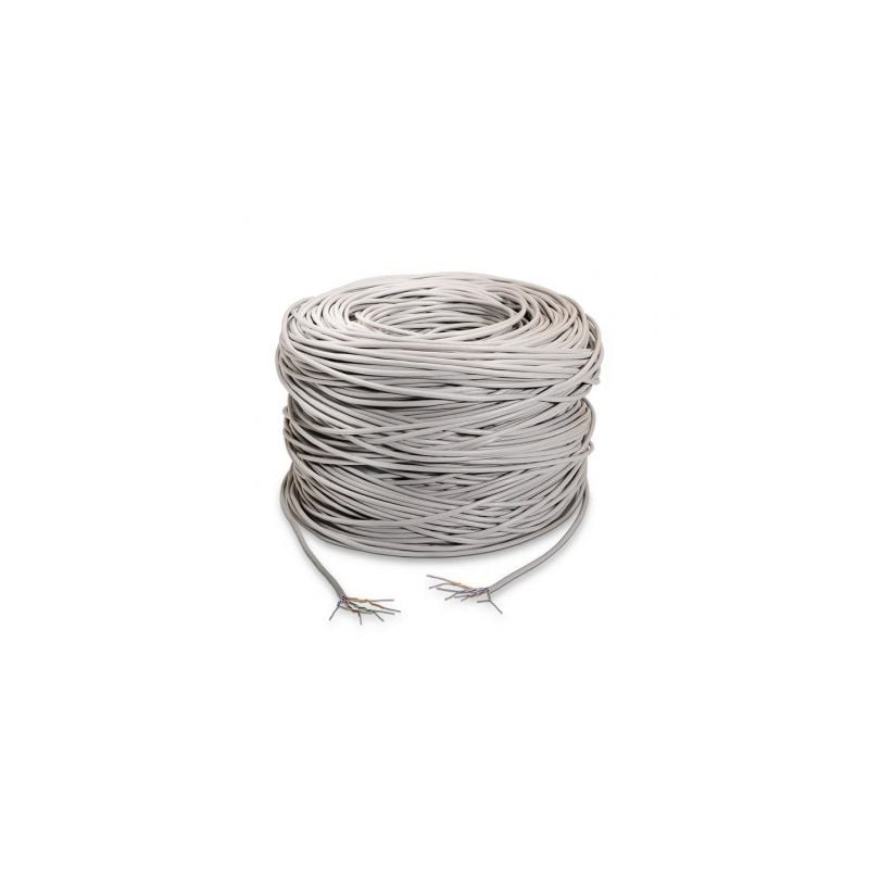 Bobina de Cable RJ45 UTP Aisens A133-0208 Cat-5e- 100m- Gris