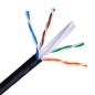 CABLE RED UTP CAT-6 RJ45 AISENS 100M NEGRO