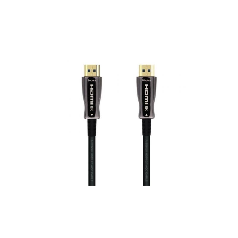 Cable HDMI 2-1 AOC 8K Aisens A153-0523- HDMI Macho - HDMI Macho- 70m- Negro