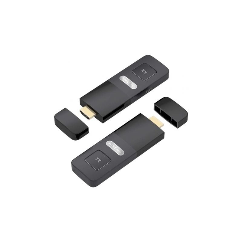 Adaptador de vídeo inalámbrico HDMI a HDMI Aisens ASWL-H2K30M001-BK