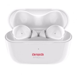 Auriculares Bluetooth Aiwa EBTW-888ANC con estuche de carga- Autonomía 4h- Blancos