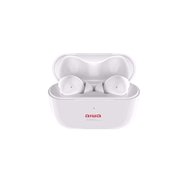 Auriculares Bluetooth Aiwa EBTW-888ANC con estuche de carga- Autonomía 4h- Blancos