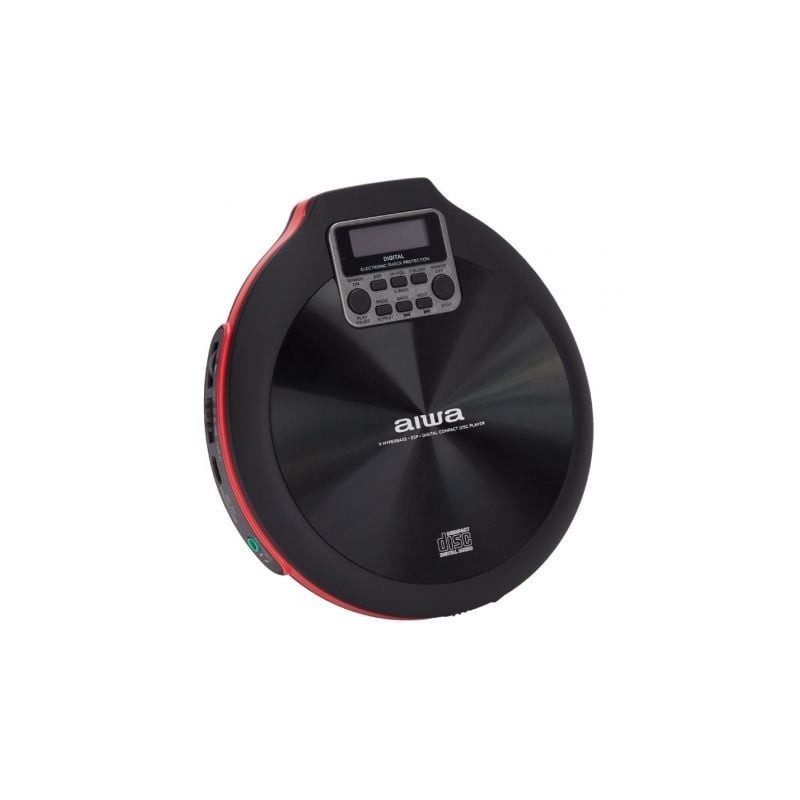 Reproductor de CD-CDR-MP3 Aiwa Walk PCD-810RD- Rojo