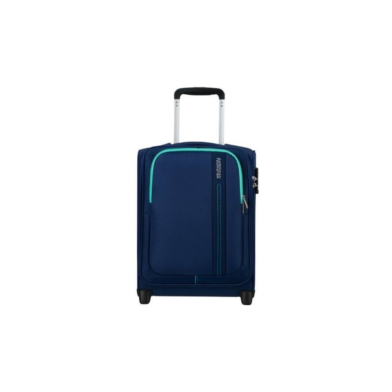 Maleta de Cabina American Tourister Sea Seeker Upright- 45x36x20cm- 2 Ruedas- Marino Combate